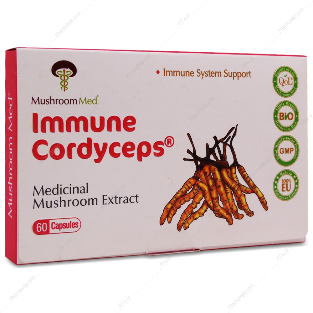 کپسول ایمیون کوردیسپس Immune Cordyceps ماشروم مد 60 عددی