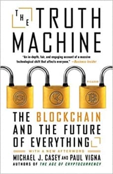 جلد معمولی رنگی_کتاب The Truth Machine: The Blockchain and the Future of Everything
