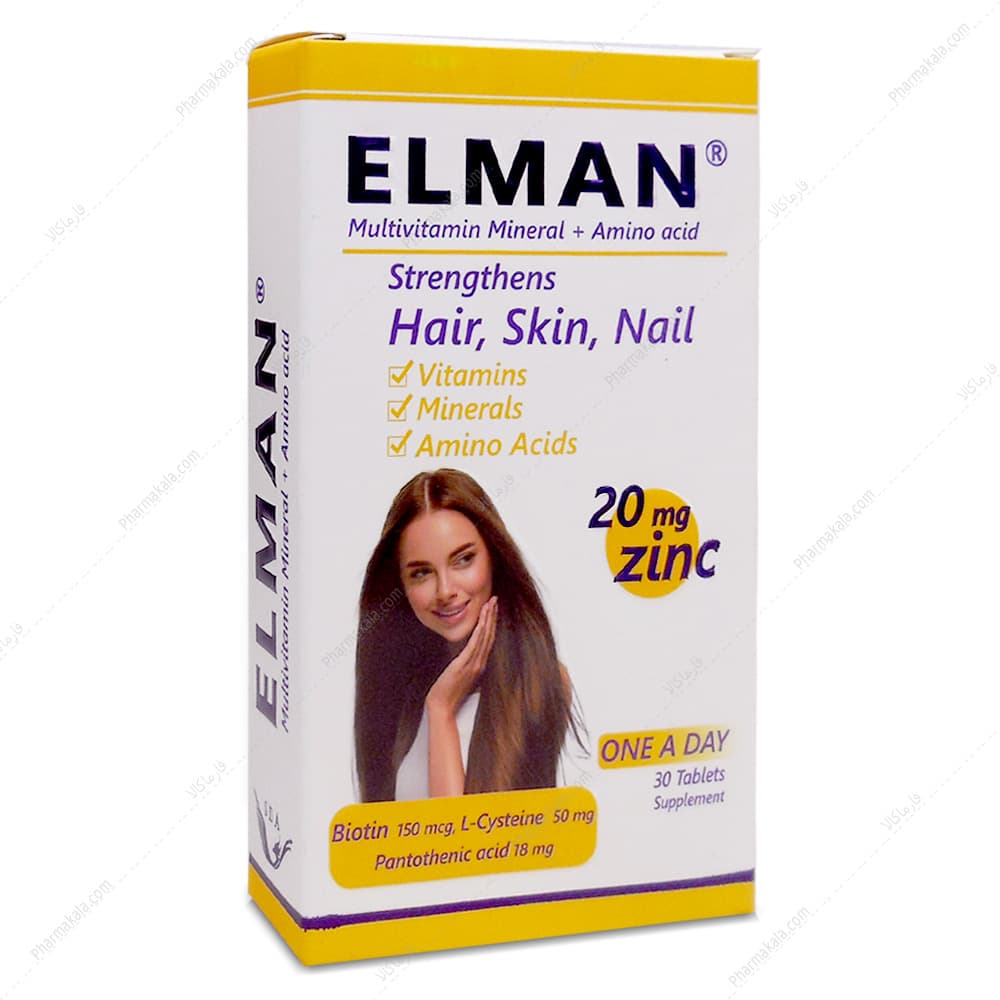 قرص المان ELMAN سیمرغ دارو عطار 30 عددی