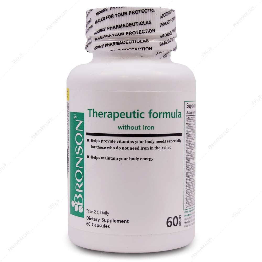 کپسول تراپیوتیک فرمولا Therapeutic Formula برونسون 60 عددی