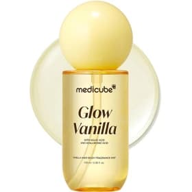میست آبرسان و درخشان کننده مو و بدن وانیل مدی کیوب Medicube PDRN Pink Cica Collagen Exosome Hair & Body Mist – Vanilla