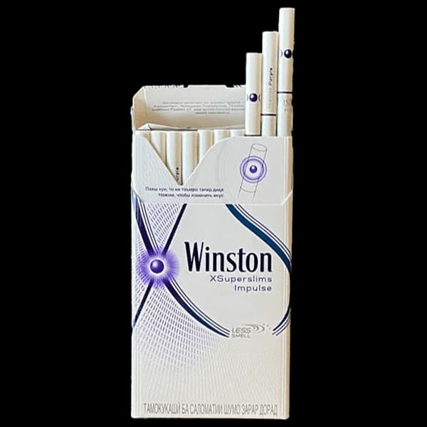 سیگار وینستون ایمپلاس سوپر اسلیم استایل Winston xstyle impulse superslim — تصویر ۳