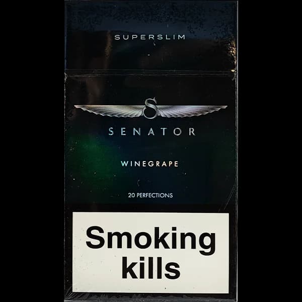 سیگار سناتور انگور سوپر اسلیم اسموک senator wine grape superslim smoke