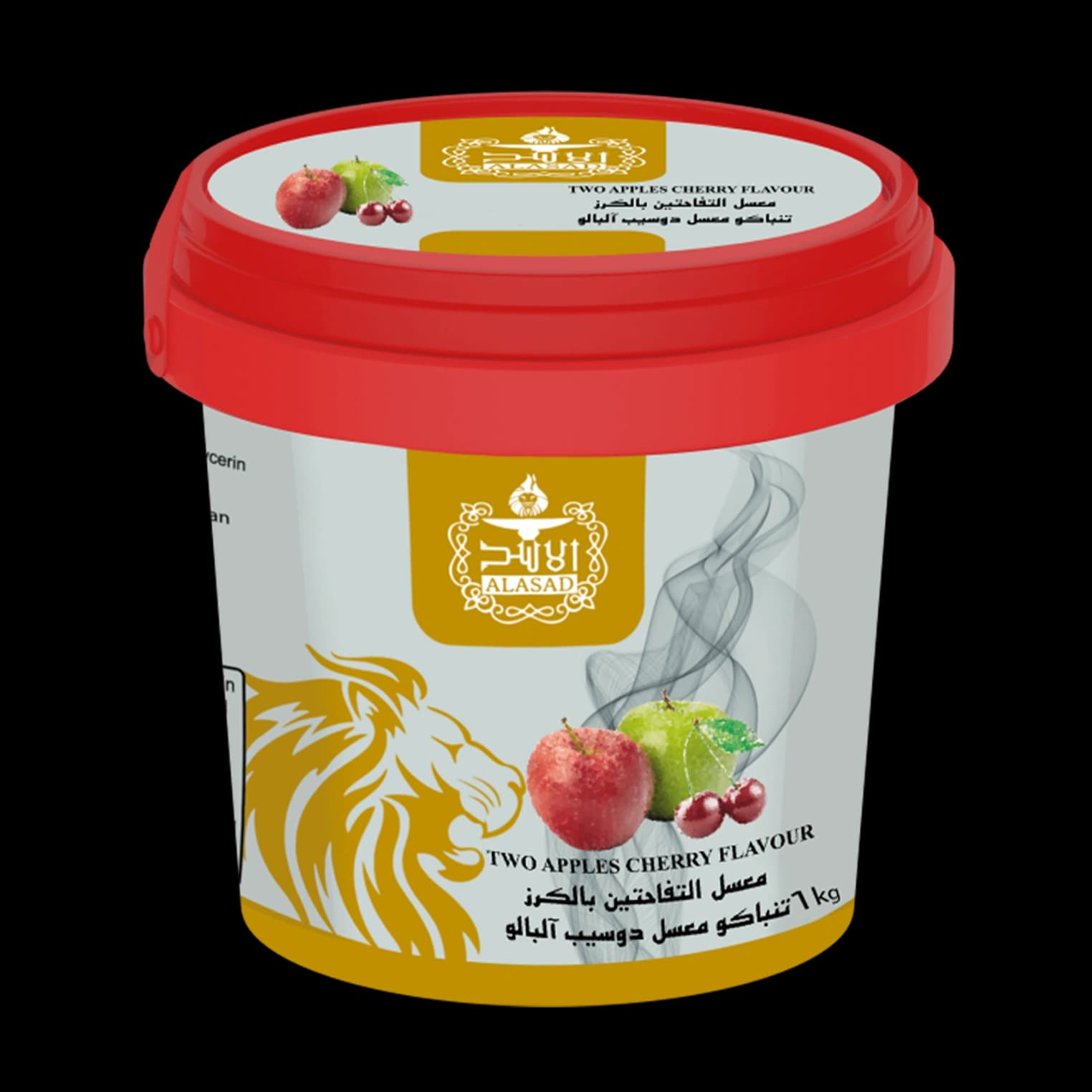 تنباکو قلیان الاسد دوسیب آلبالو Alasad two apple cherry hookah tobacco
