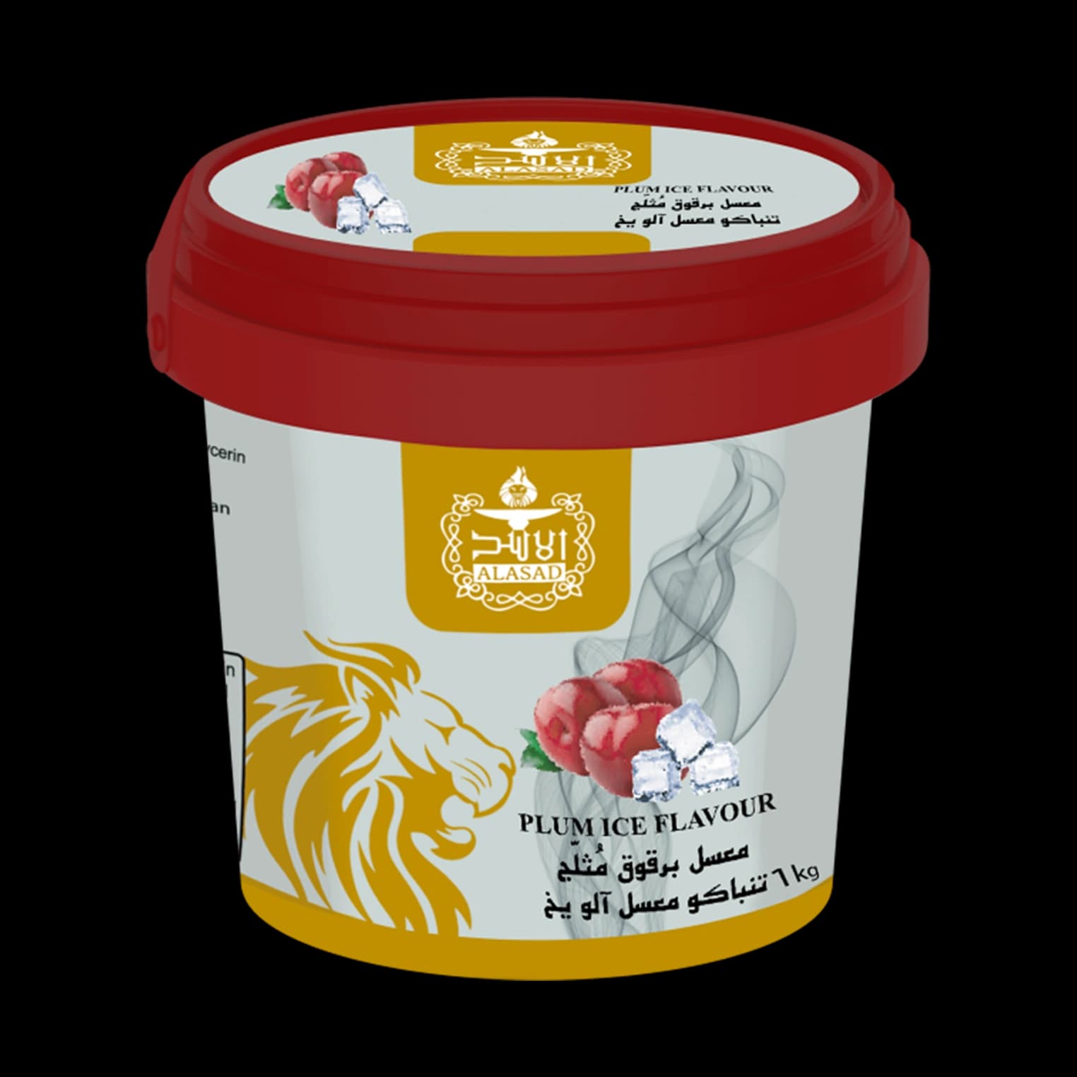 تنباکو قلیان الاسد آلو یخ Alasad plum ice hookah tobacco