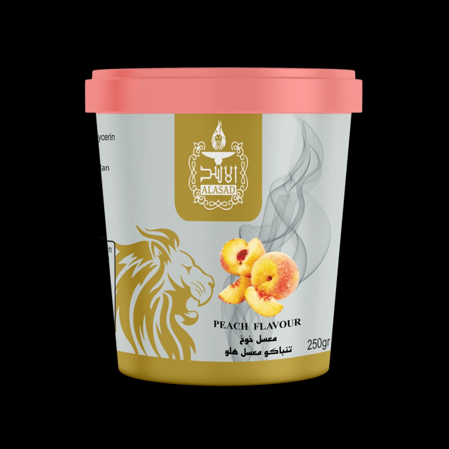 تنباکو قلیان الاسد هلو Alasad peach hookah tobacco — تصویر ۲