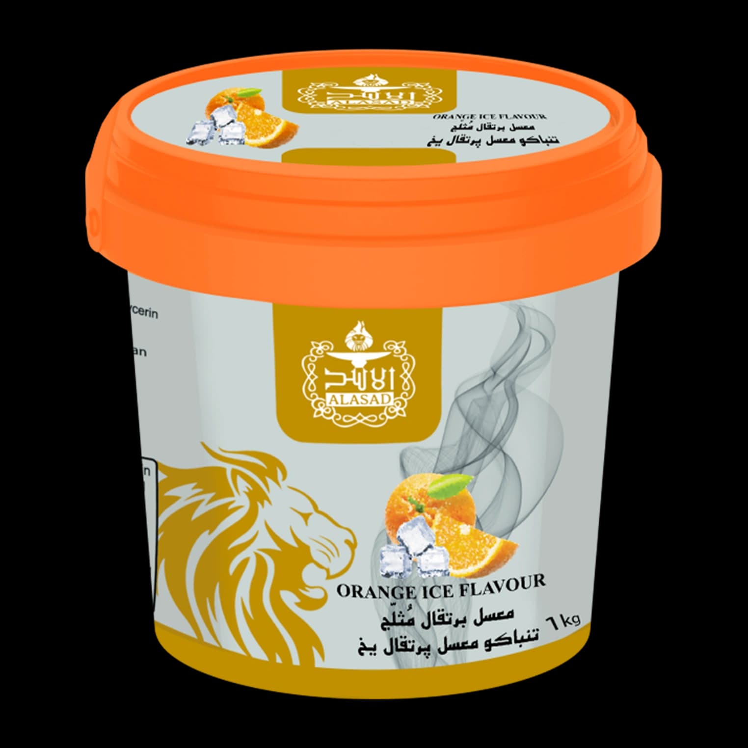 تنباکو قلیان الاسد پرتقال یخ Alasad orange ice hookah tobacco