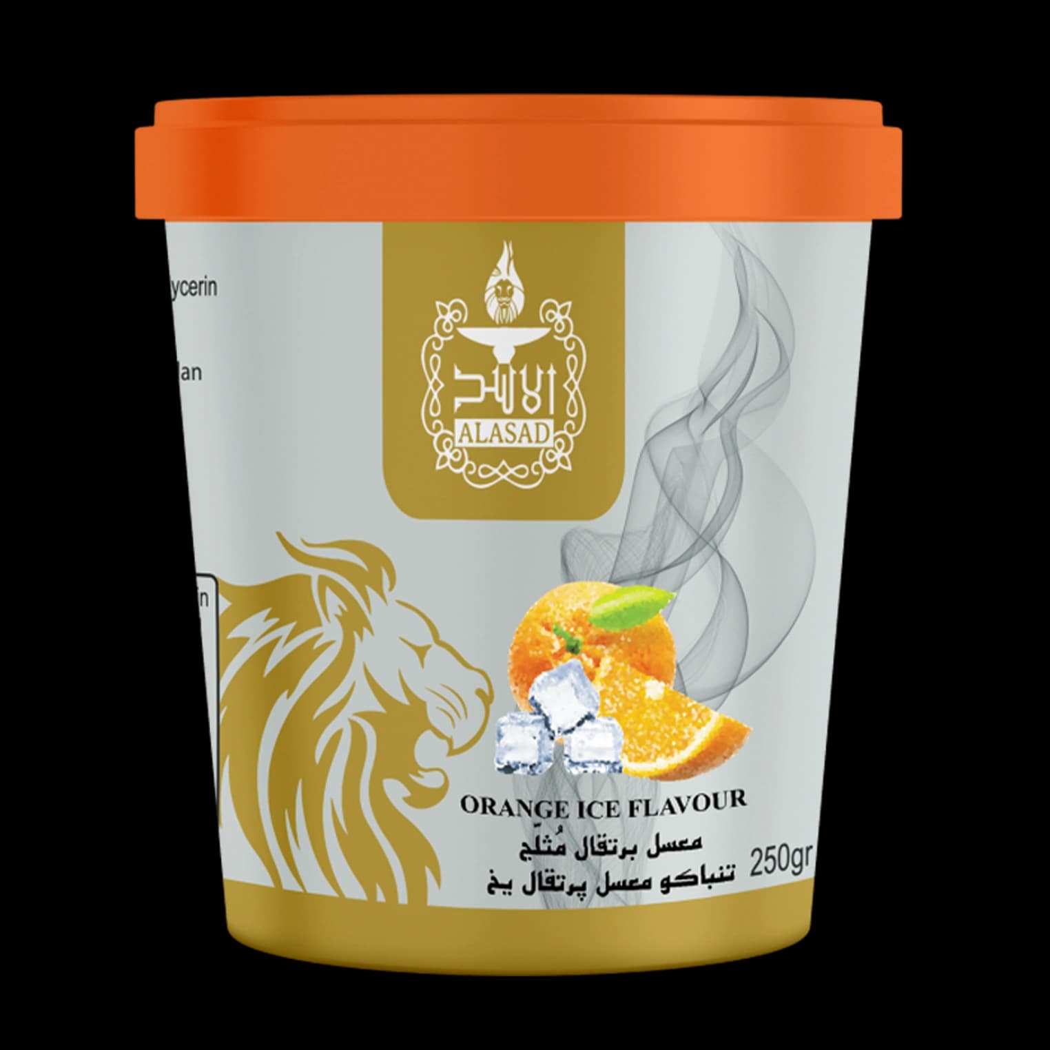 تنباکو قلیان الاسد پرتقال یخ Alasad orange ice hookah tobacco — تصویر ۲