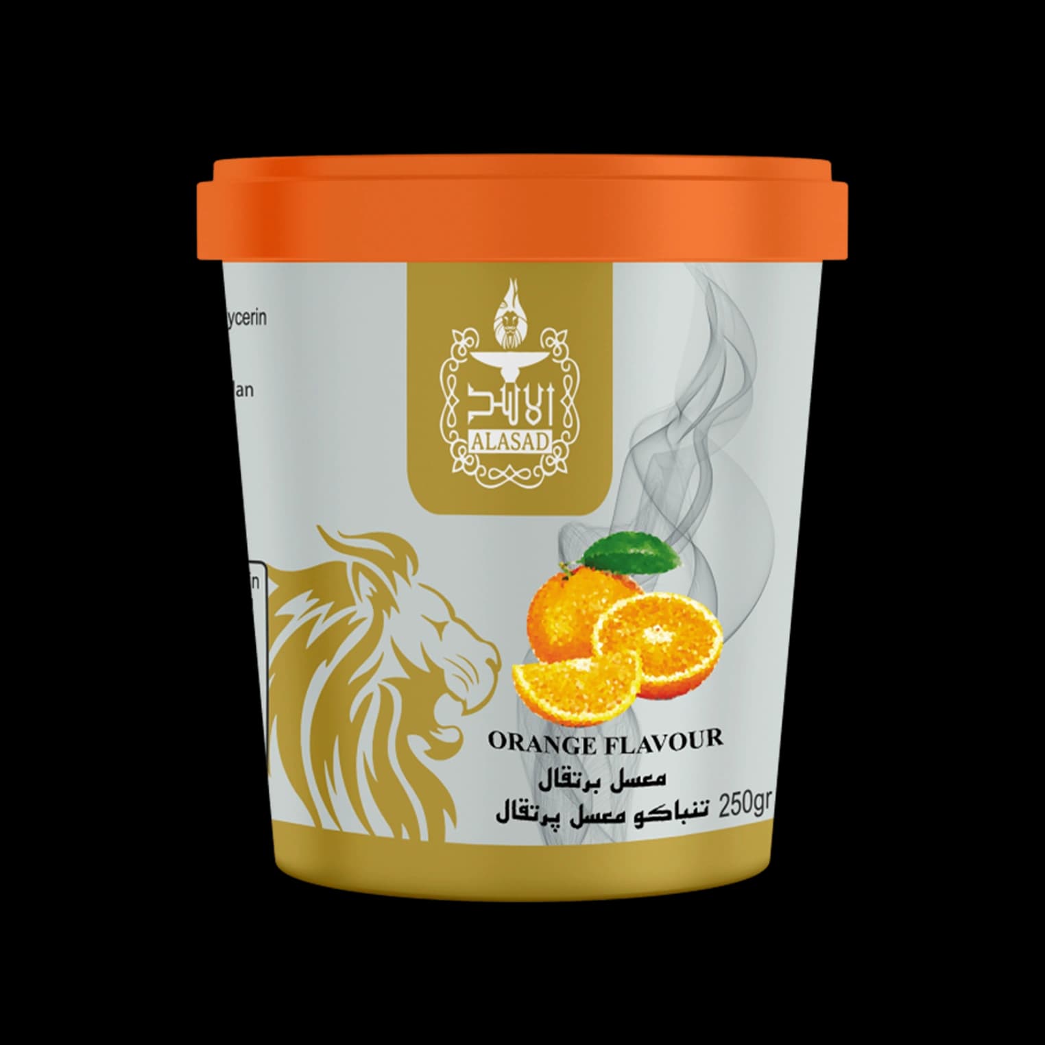 تنباکو قلیان الاسد پرتقال Alasad orange hookah tobacco — تصویر ۲