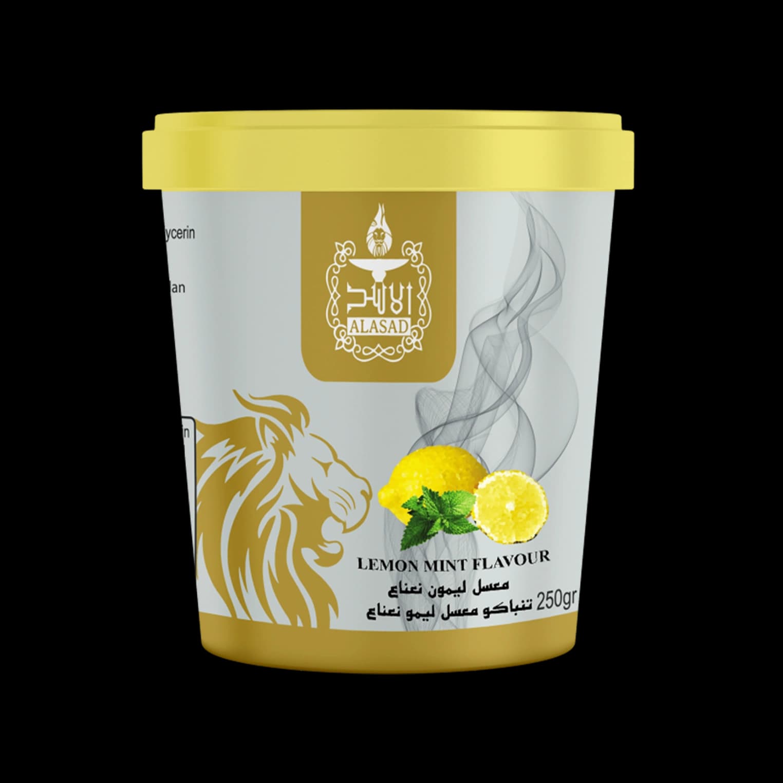 تنباکو قلیان الاسد لیمو نعنا Alasad lemon mint hookah tobacco — تصویر ۲