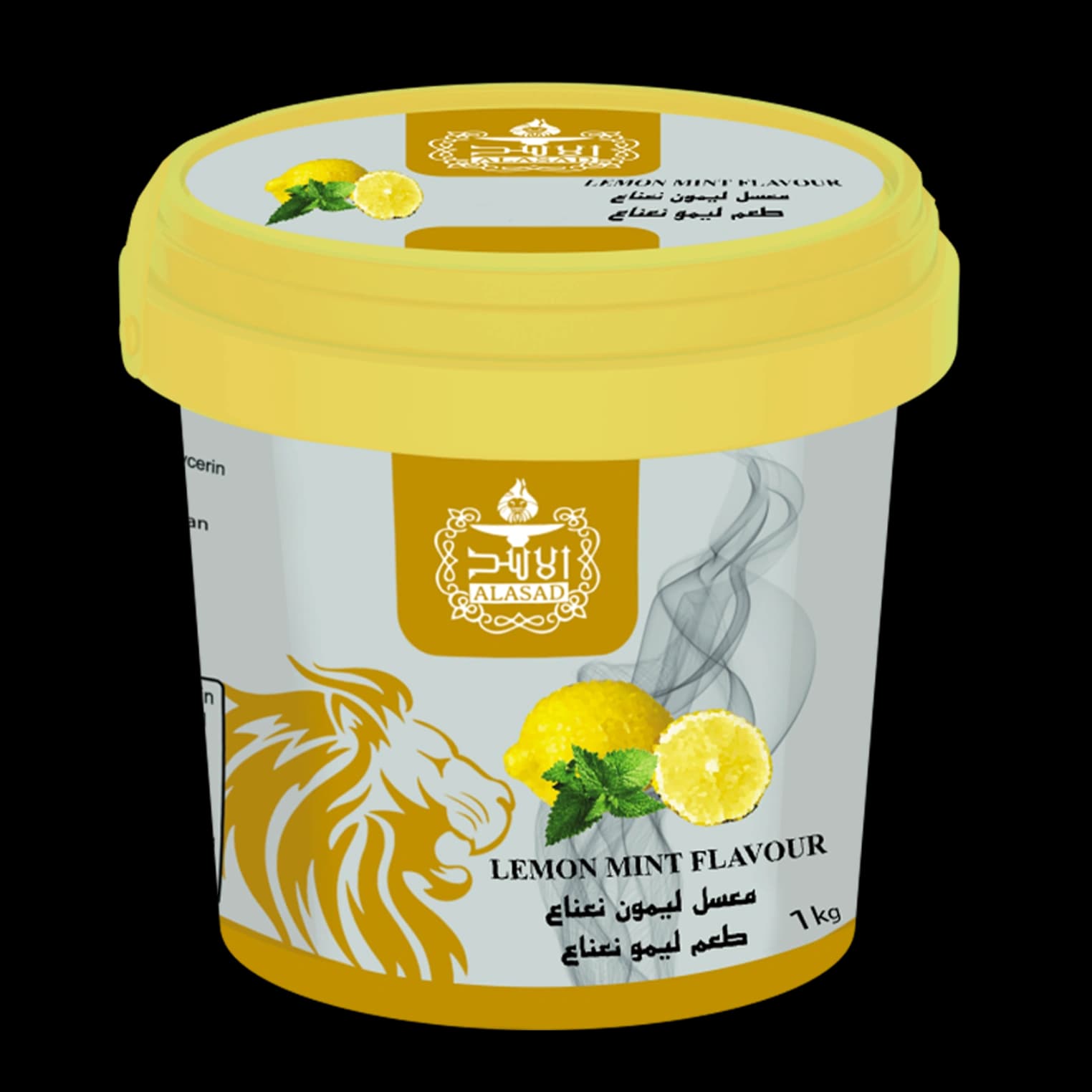 تنباکو قلیان الاسد لیمو نعنا Alasad lemon mint hookah tobacco