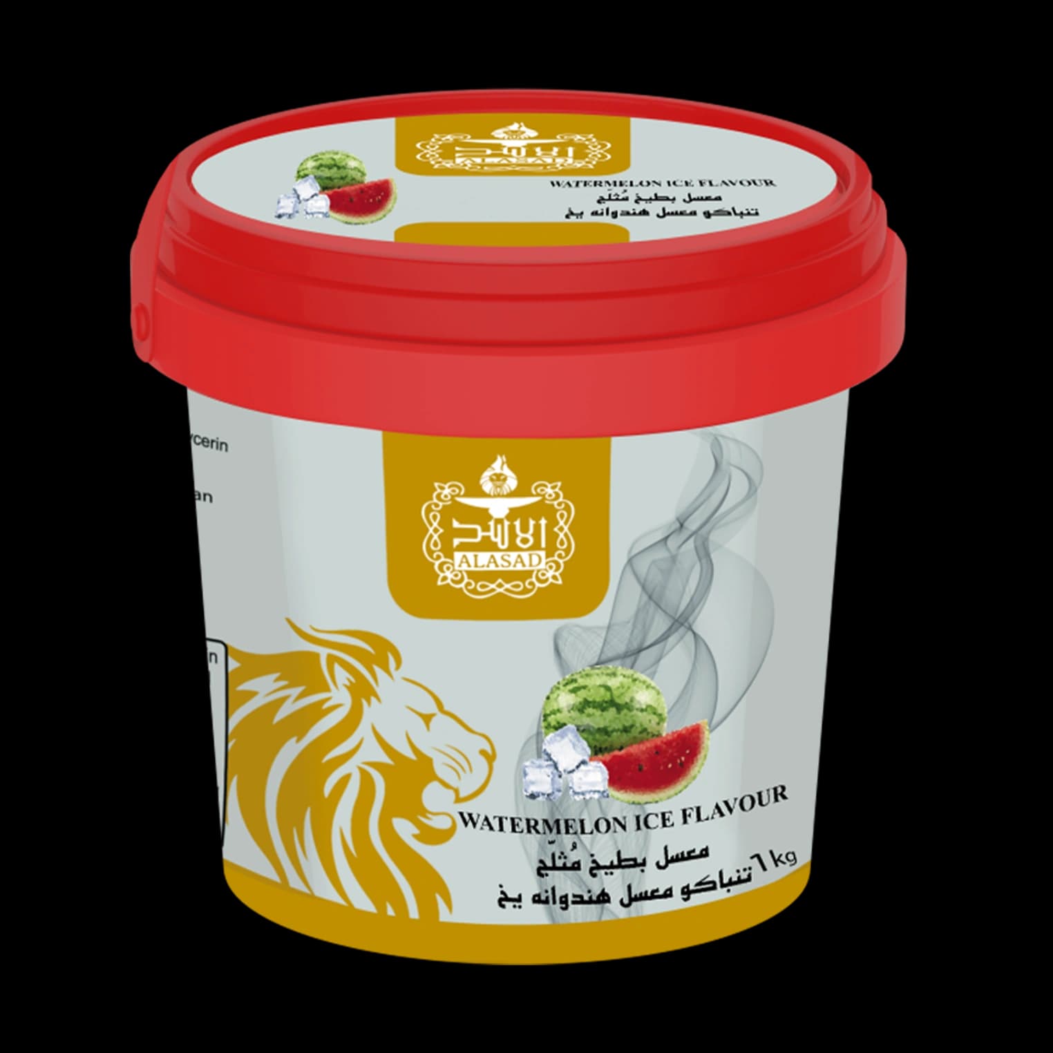 تنباکو قلیان الاسد هندوانه یخ Alasad watermelon ice hookah tobacco