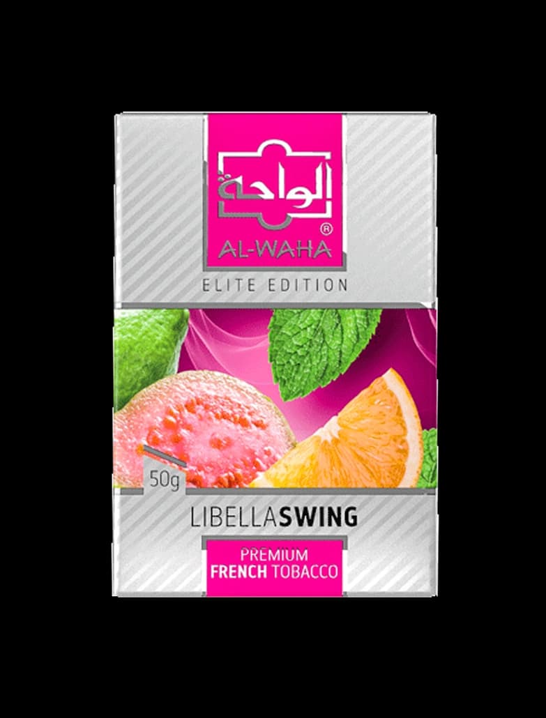 تنباکو قلیان الواحه پرتقال نعنا هندوانه Alwaha libella swing hookah tobacco