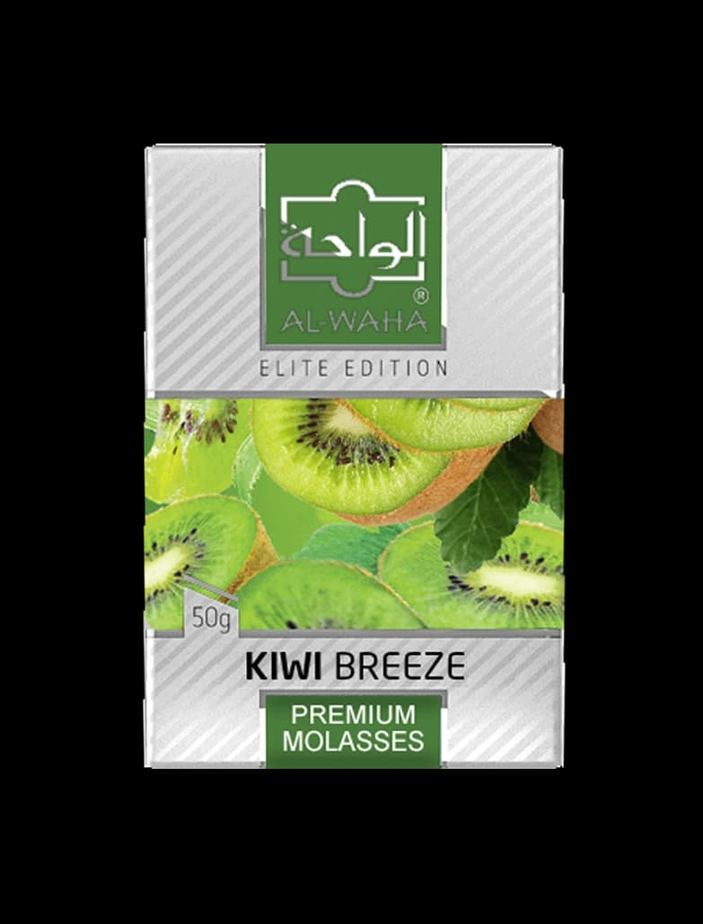 تنباکو قلیان الواحه کیوی Alwaha kiwi breeze hookah tobacco