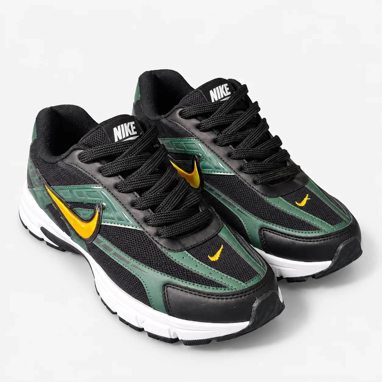کتونی رانینگ و راحتی نایک اینترناتور / NIKE INTERNATOR / مشکی سبز نایک نارنجی / 4017 — تصویر ۲