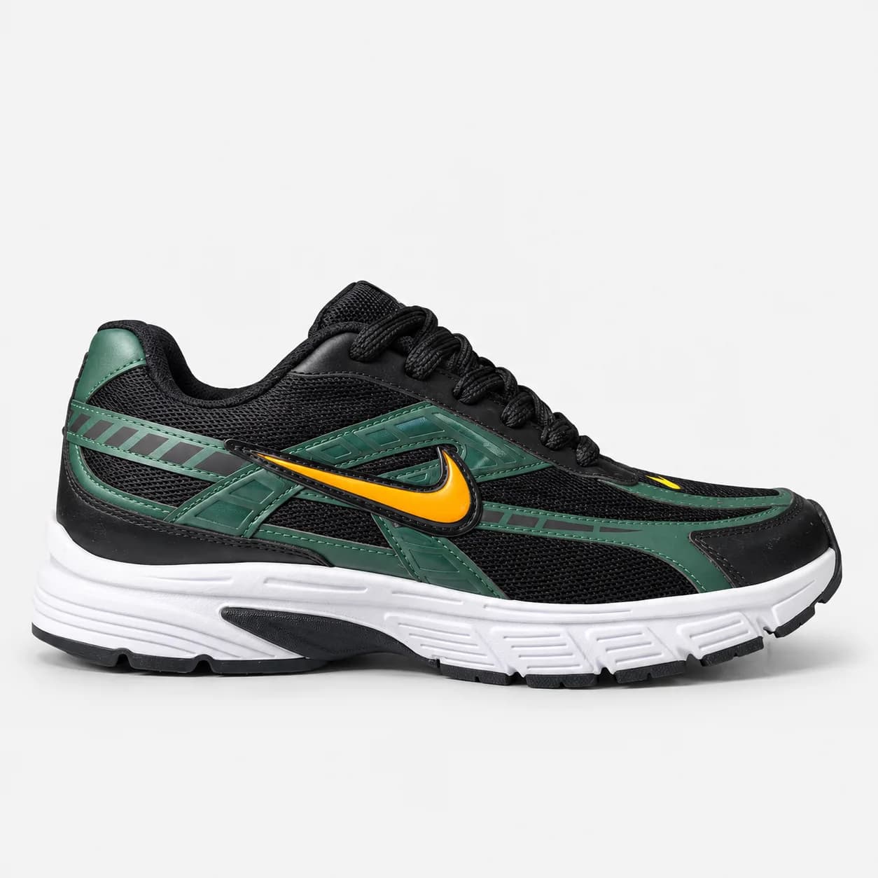 کتونی رانینگ و راحتی نایک اینترناتور / NIKE INTERNATOR / مشکی سبز نایک نارنجی / 4017