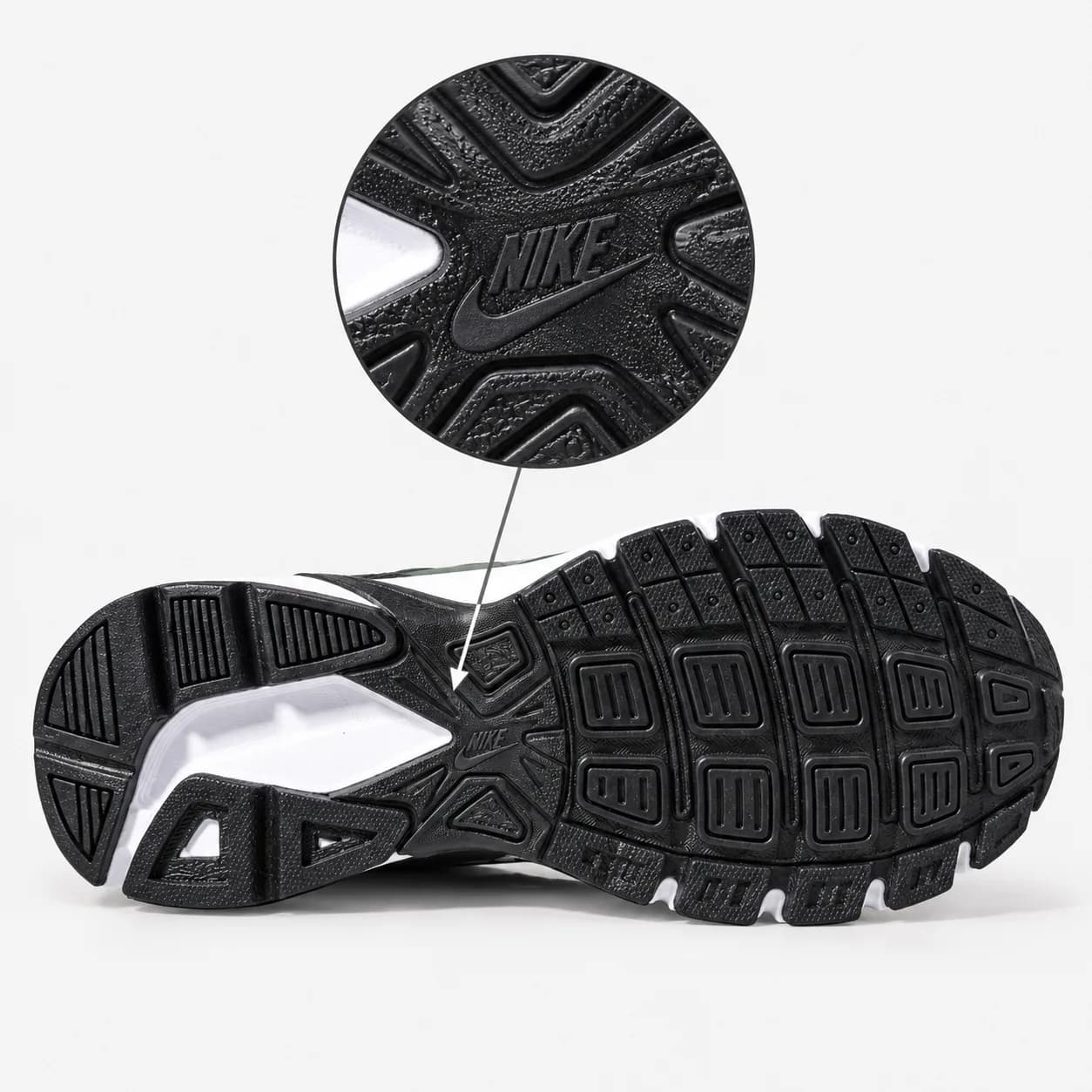 کتونی رانینگ و راحتی نایک اینترناتور / NIKE INTERNATOR / مشکی سبز نایک نارنجی / 4017 — تصویر ۴