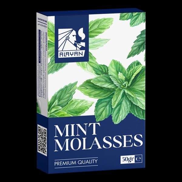 تنباکو قلیان الایان نعنا Alayan mint molasses hookah tobacco