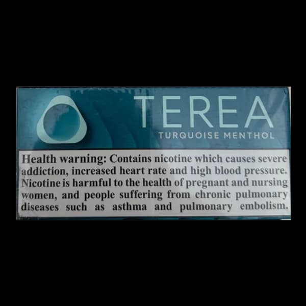 فیلتر تریا فیروزه ای منتول عرب Terea turquoise menthol arab