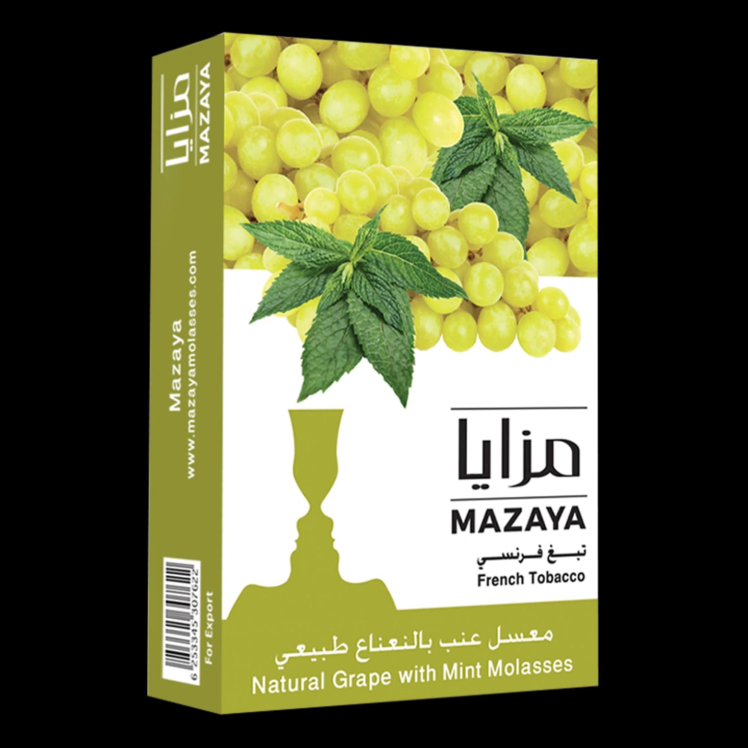 تنباکو قلیان مزایا انگور نعنا Mazaya grape mint hookah tobacco