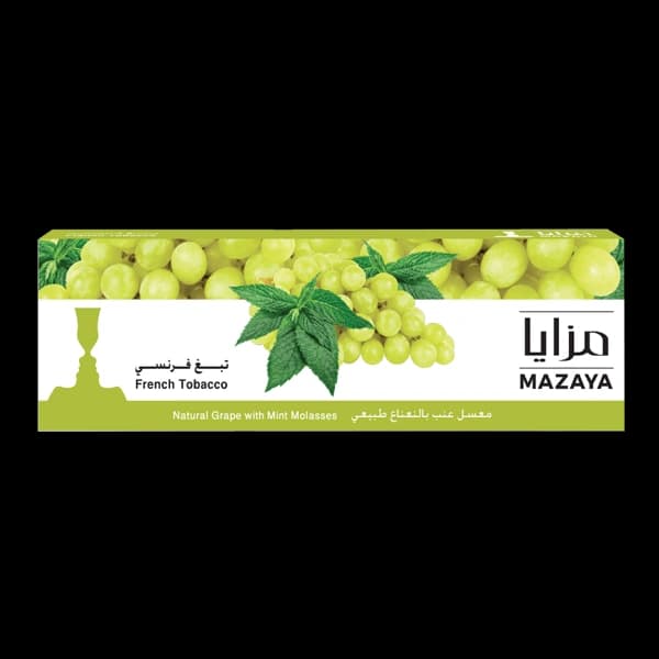 تنباکو قلیان مزایا انگور نعنا Mazaya grape mint hookah tobacco — تصویر ۲