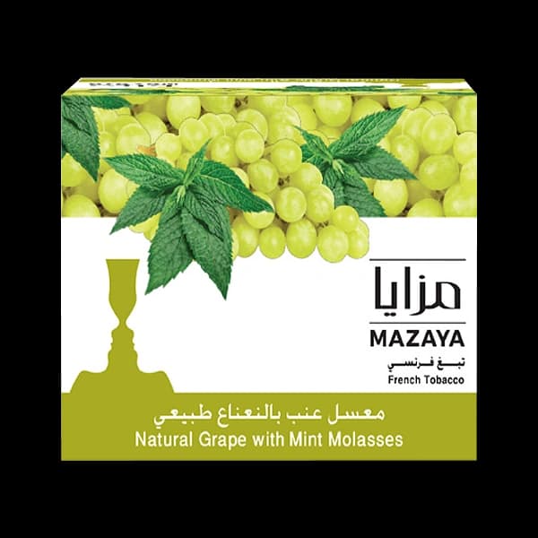 تنباکو قلیان مزایا انگور نعنا Mazaya grape mint hookah tobacco — تصویر ۴