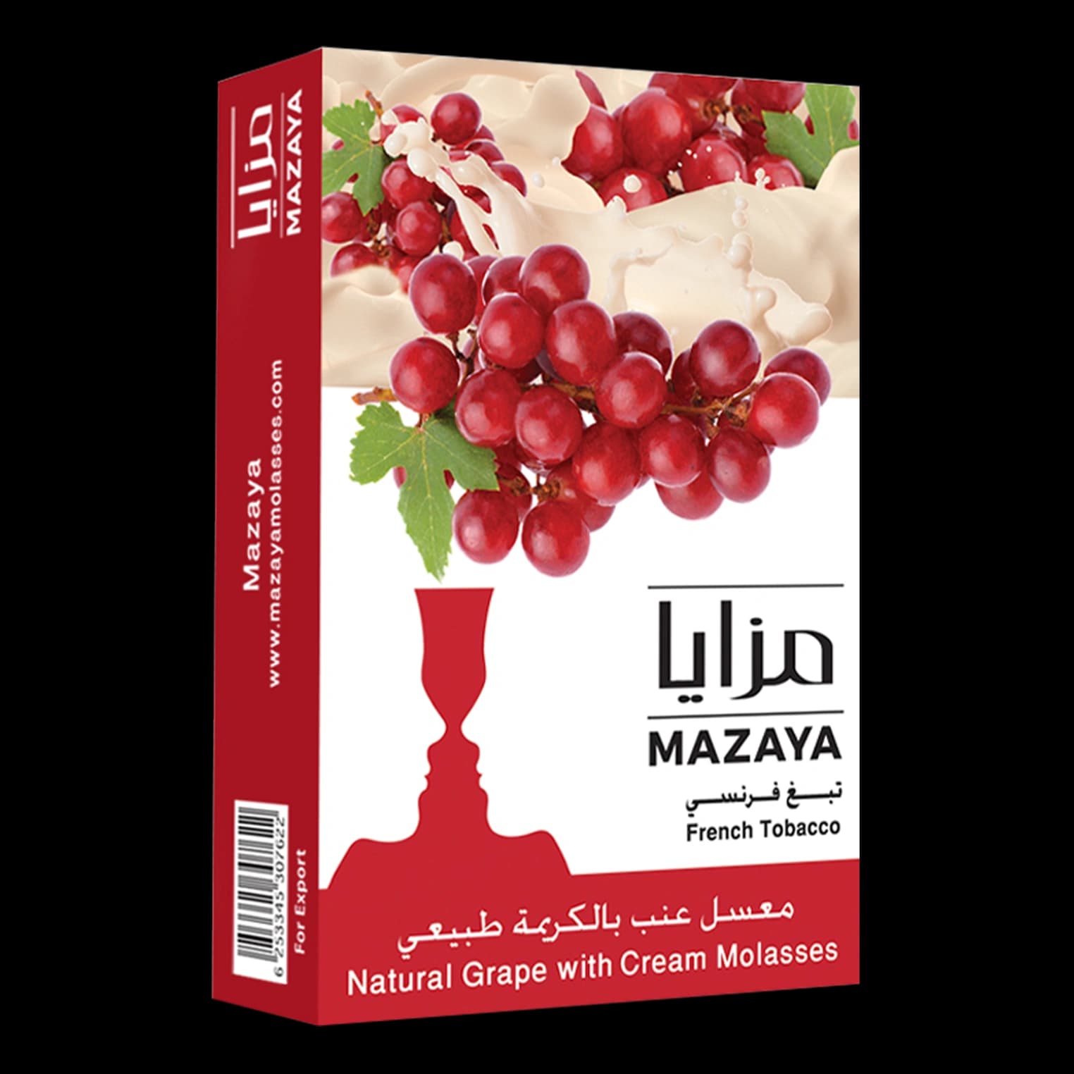 تنباکو قلیان مزایا انگور خامه Mazaya Grape Cream hookah tobacco