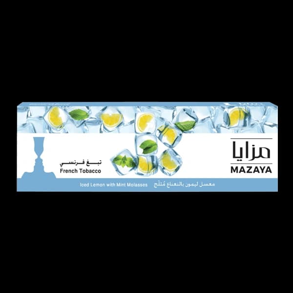 تنباکو قلیان مزایا لیمو نعنا یخ Mazaya iced lemon mint hookah tobacco — تصویر ۲