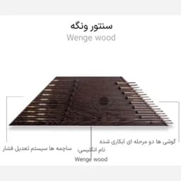 سنتور ونگه ایتالیا | ساز لوکس با چوب خاص و صدای ماندگار — تصویر ۲