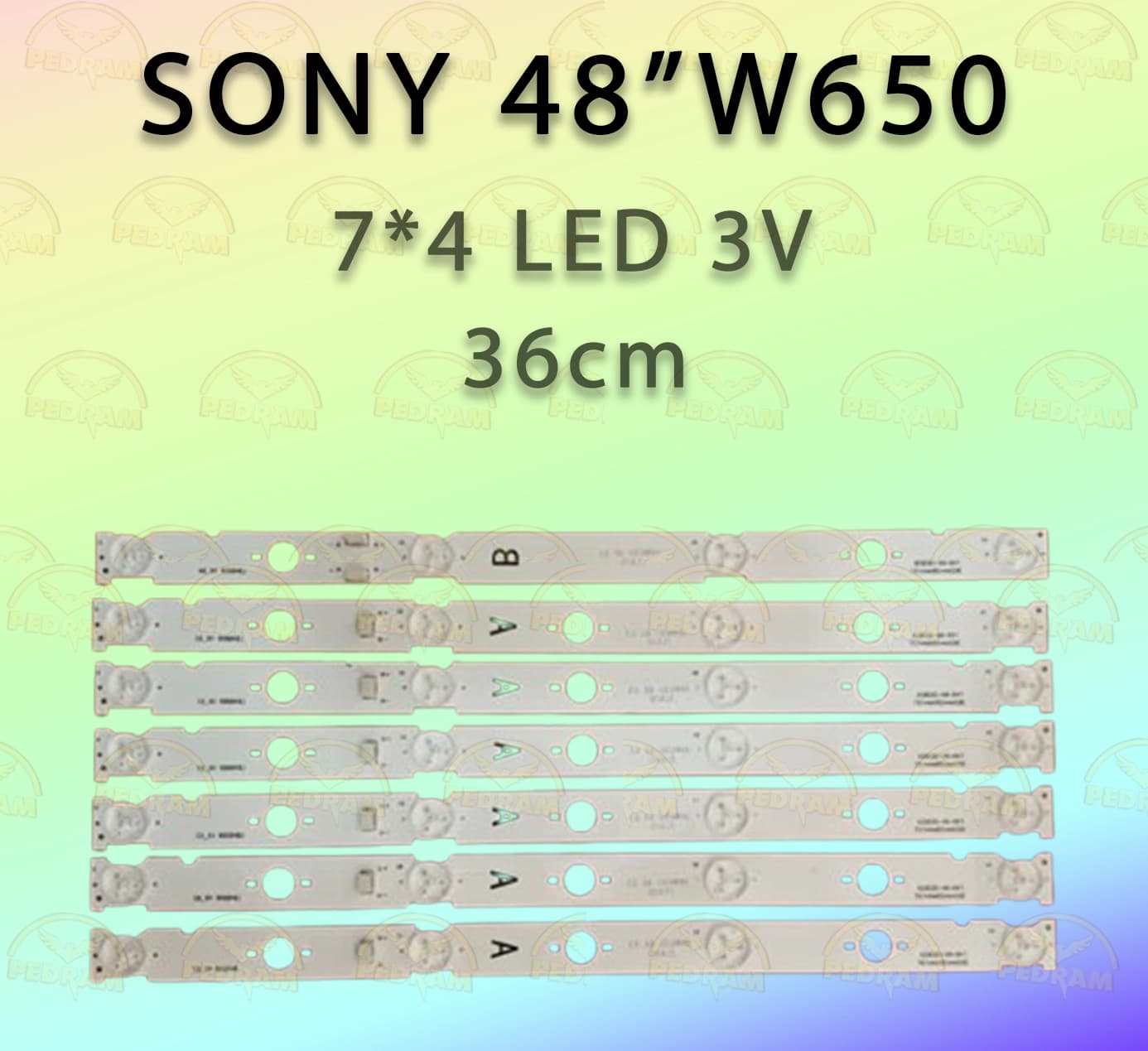 بک لایت تلویزیون 48 اینچ سونی مدل 48W650 — تصویر ۲