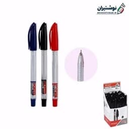 خودکار مشکی نوک 0.7 و 1 میلی بدنه کریستال آفیس کنکو — تصویر ۲