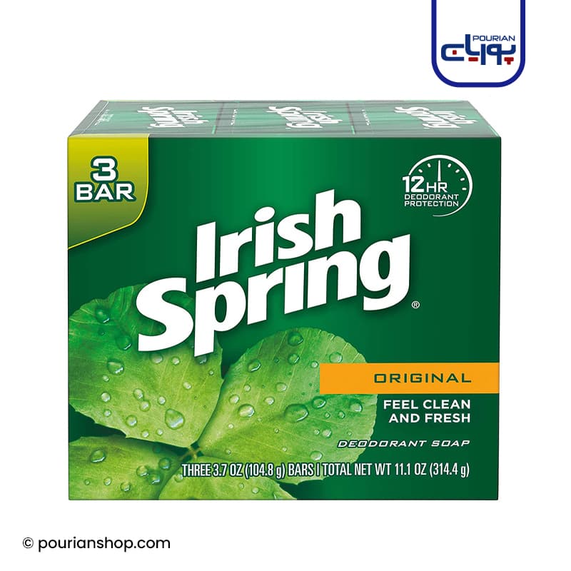صابون اورجینال ایریش اسپرینگ irish spring original بسته3 عددی