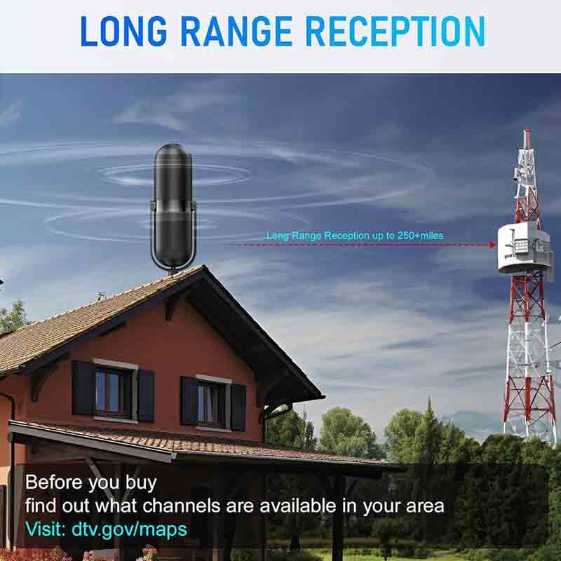 آنتن دیجیتالی تلویزیون برند Diswoe AN-2035 — تصویر ۷