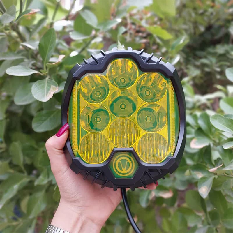 پرژکتور 7 اینچ نور زرد COBRA مجموعه 2 عددی کد 3332 — تصویر ۳
