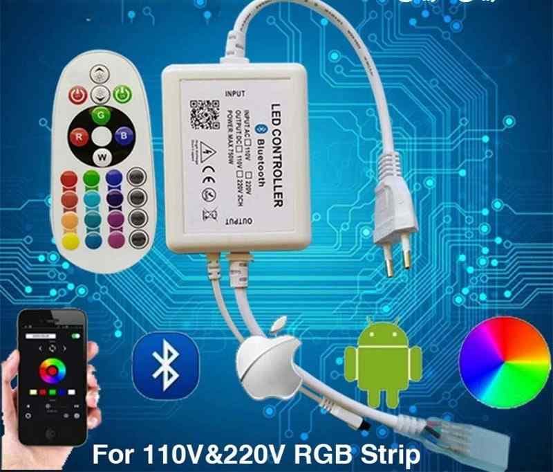 ریموت کنترل ریسه RGB لوپ لایت ۲۲۰ ولت مدلGS-BTC — تصویر ۷