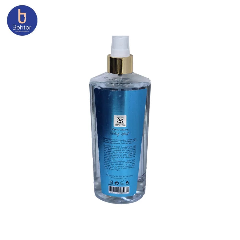 بادی اسپلش شمیاس اسانس ویکتوریا سکرت آکوا کیس حجم 250میل Body Splash Shamyas Victoria’s Secret Aqua Kiss Essential Oil, 250ml — تصویر ۲