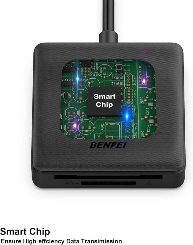 رم ریدر چندکاره BENFEI مدل USB-C 4-in-1 با سرعت 104MB/sرم ریدر چندکاره — تصویر ۳
