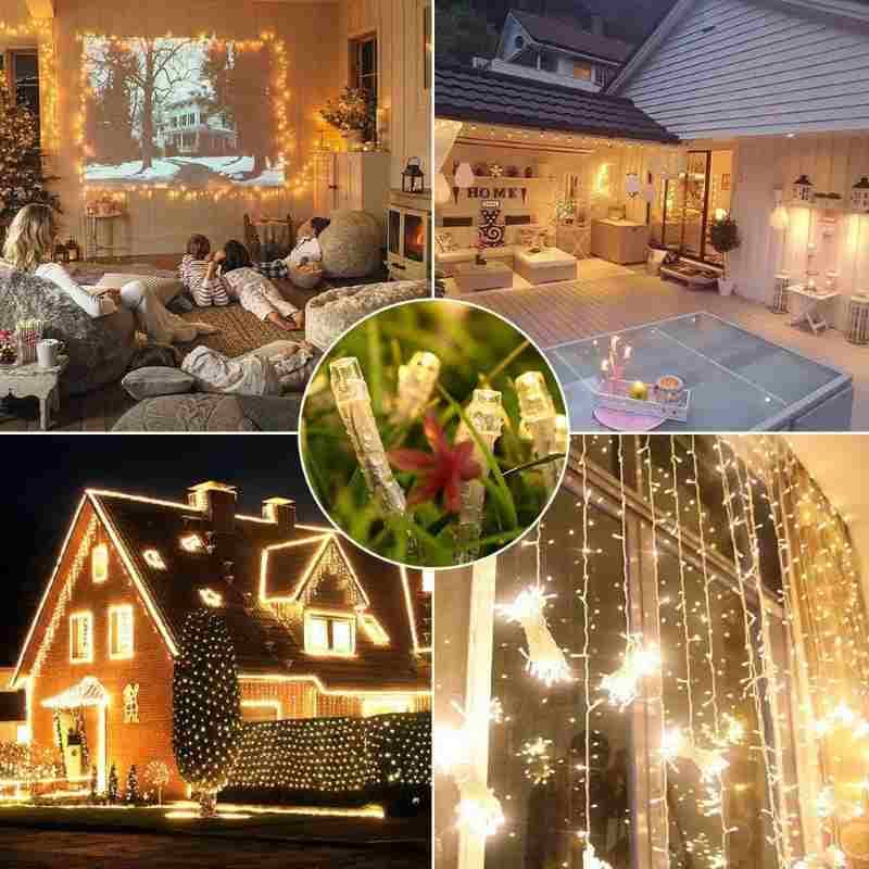 ریسه رشته ای BrizLabs با طول ۸۰ متر و 800 عدد LED — تصویر ۵