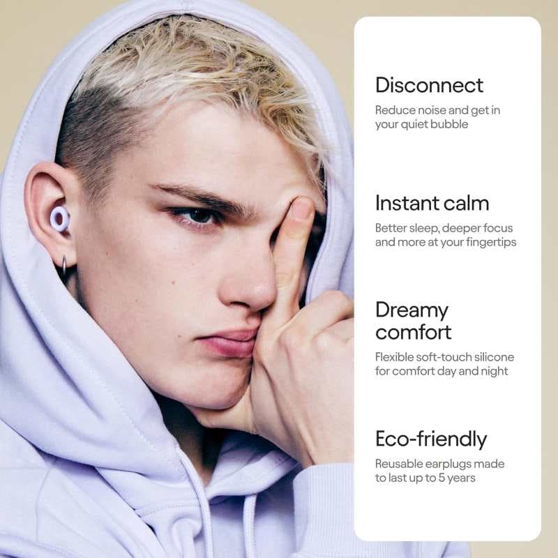 گوش‌گیرهای کاهنده نویز قابل استفاده مجدد Loop Quiet 2 Plus — تصویر ۳