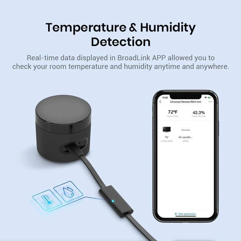 ریموت کنترل هوشمند برادلینک مدل RM4 mini — تصویر ۴