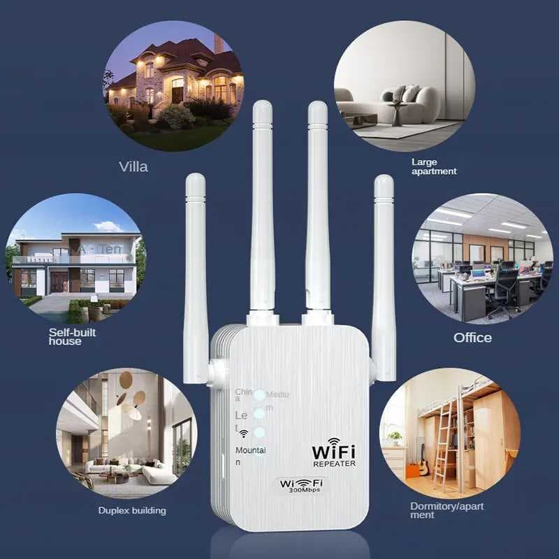 تقویت‌کننده وای‌فای AXFEE مدل Q1-36 با پورت اترنت WIFI REPEATER 5G — تصویر ۸