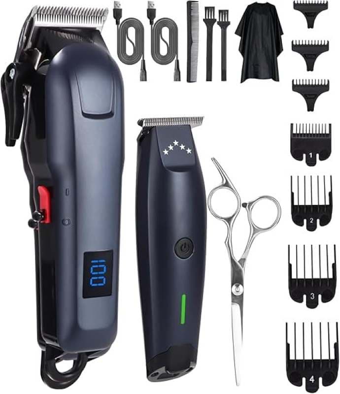 ست ماشین اصلاح شارژی موی حرفه‌ای مردانه PRO fessional