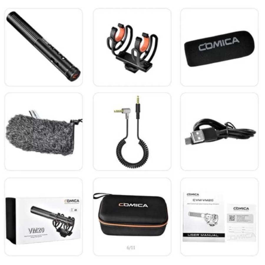 میکروفون شات گان کامیکا Comica Microphone CVM-VM20 — تصویر ۵