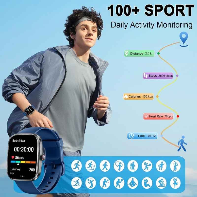 ساعت هوشمند Soudorv مدل T70 ظرفیت حافظه ۱ گیگابایت — تصویر ۵