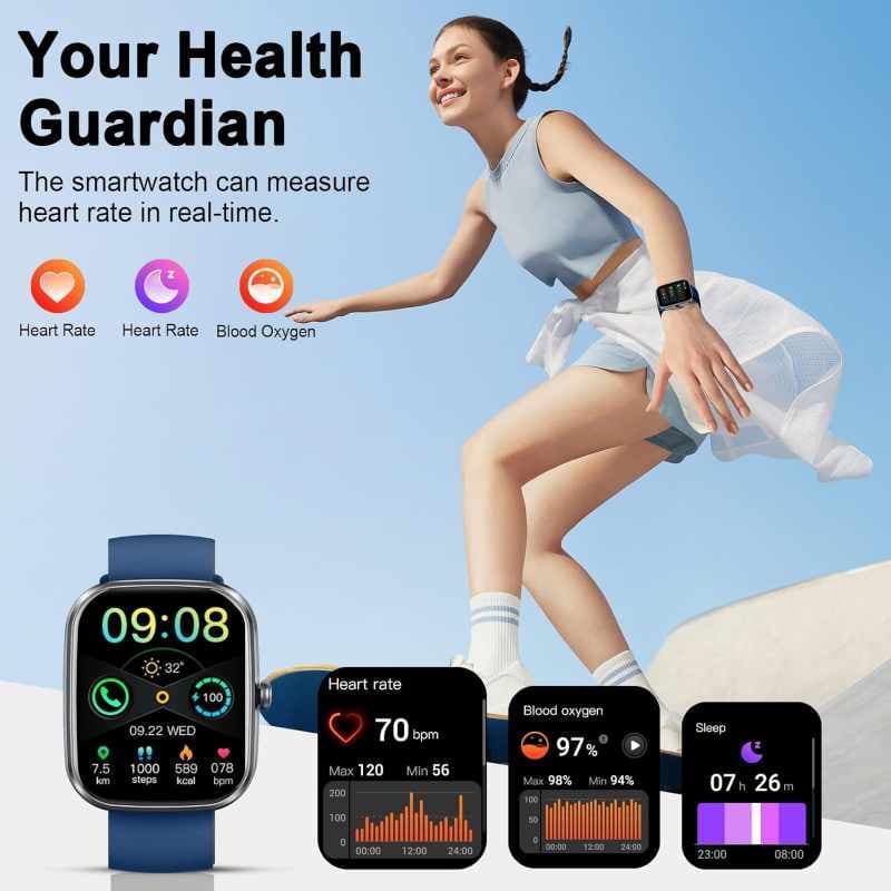 ساعت هوشمند Soudorv مدل T70 ظرفیت حافظه ۱ گیگابایت — تصویر ۶
