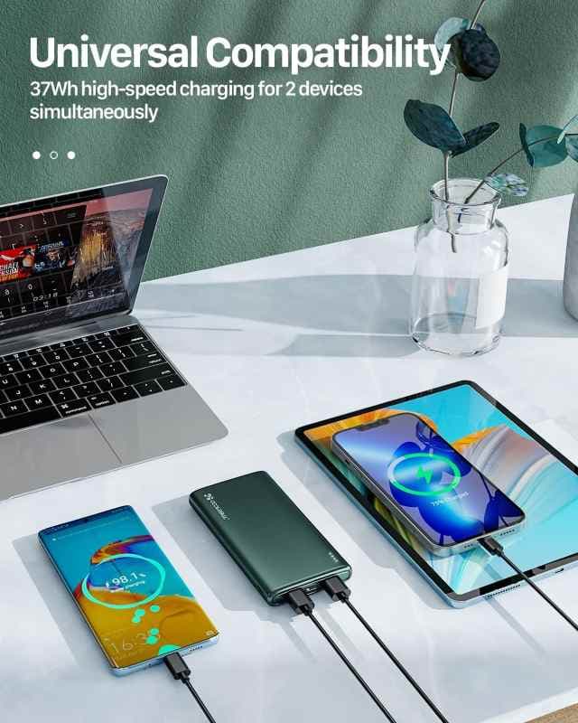 پاوربانک Coolreall با ظرفیت 10000میلیآمپر ساعت — تصویر ۴