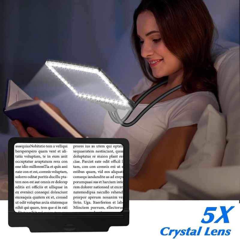 ذرهبین گردنی NZQXJXZ 5X چراغ دار — تصویر ۶