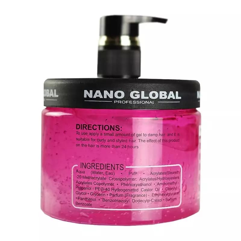 ژل حالت دهنده مخصوص مو فر نانو گلوبال Nano Global — تصویر ۲