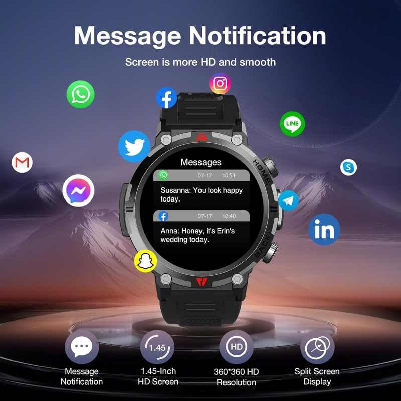 ساعت هوشمند IFMDA مدل S100 — تصویر ۶