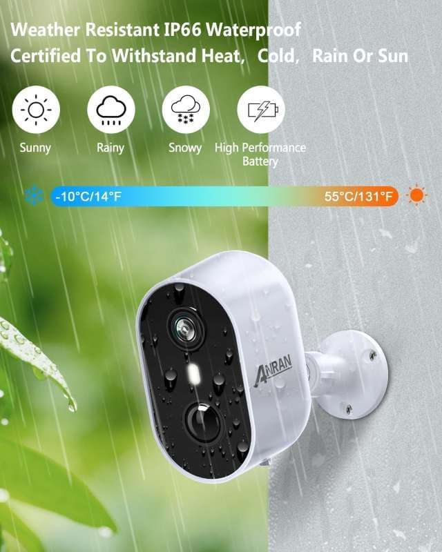 دوربین مداربسته وایرلس ANRAN — تصویر ۵